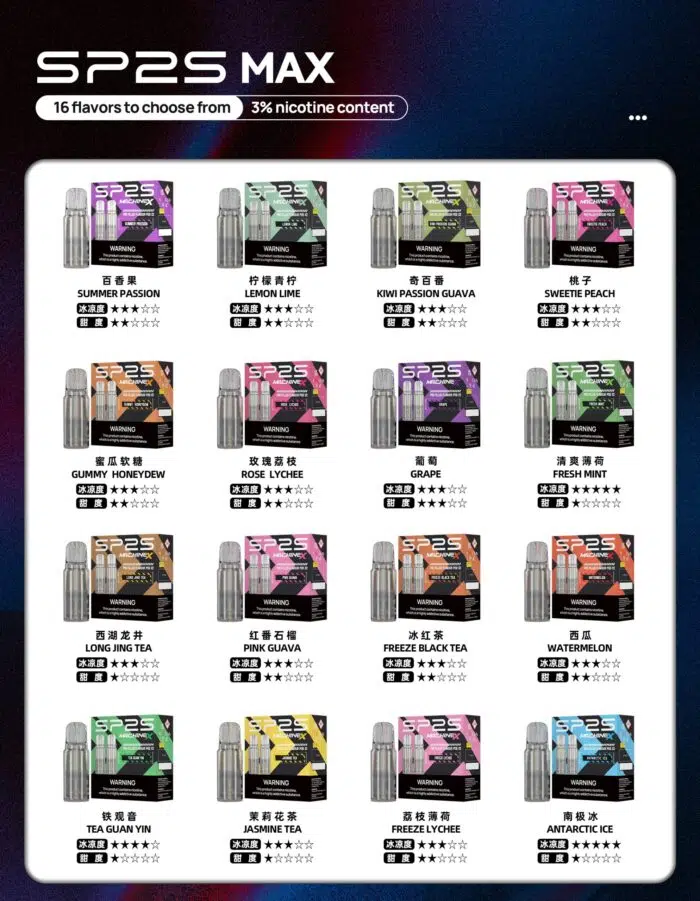 SP2S MAX 4mL 長續航煙彈怎麼選｜外出情境每天成本思路